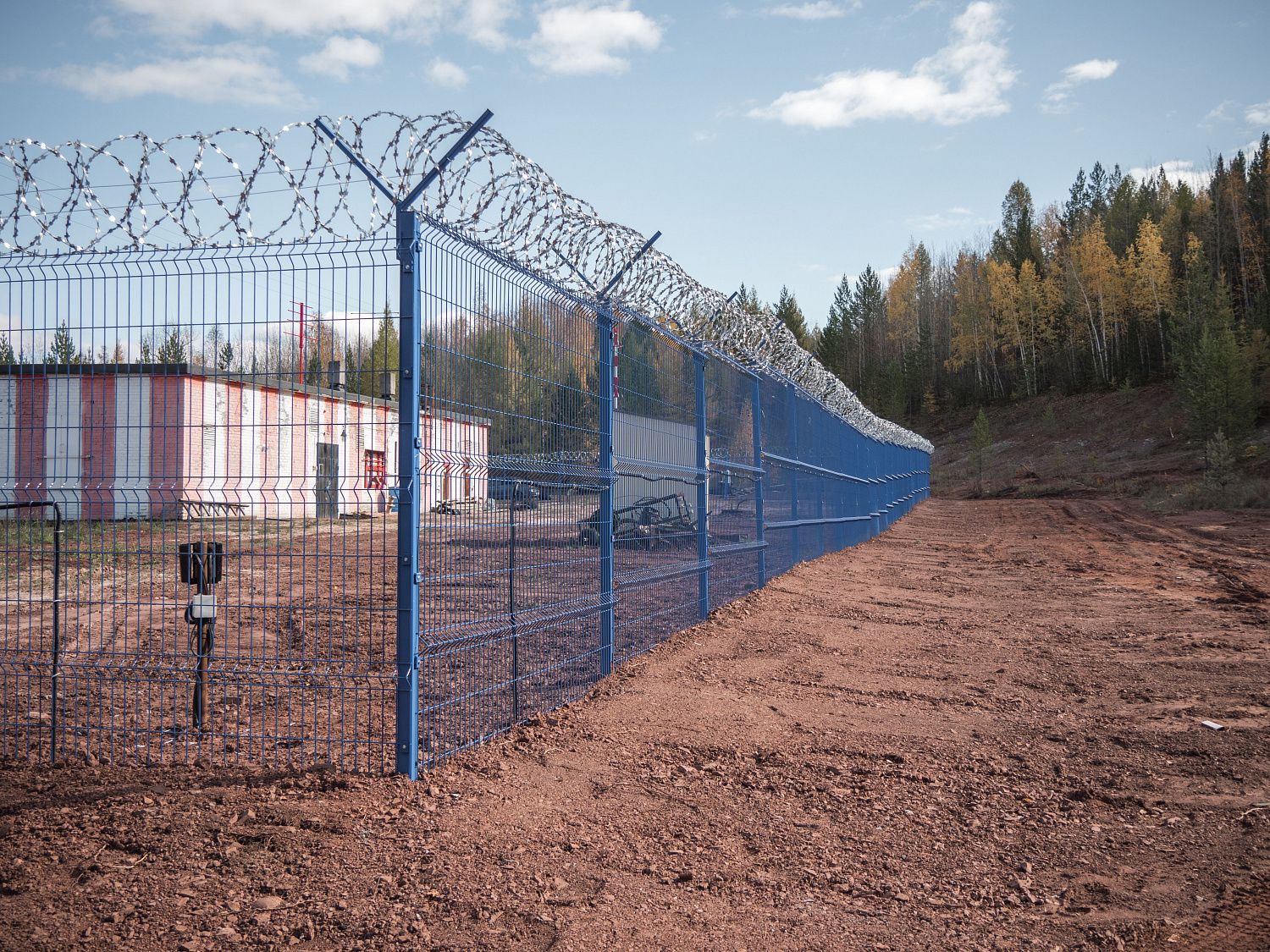 Ограждение объекта БПРМ-116 Братского ЦОВД